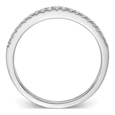 14K White Gold 1/5 ct tw Lab-Grown Diamond Wedding Band – view 3