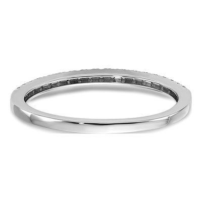 14K White Gold 1/5 ct tw Lab-Grown Diamond Wedding Band – view 6