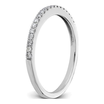 14K White Gold 1/5 ct tw Lab-Grown Diamond Wedding Band – view 7