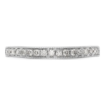14K White Gold 1/4 ct tw Diamond Wedding Band – view 5
