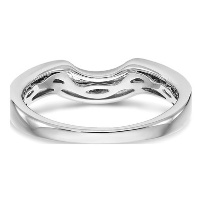 14K White Gold 1/4 ct tw Diamond Wedding Band – view 5