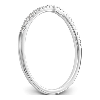 14K White Gold 1/8 ct tw Diamond Wedding Band – view 6