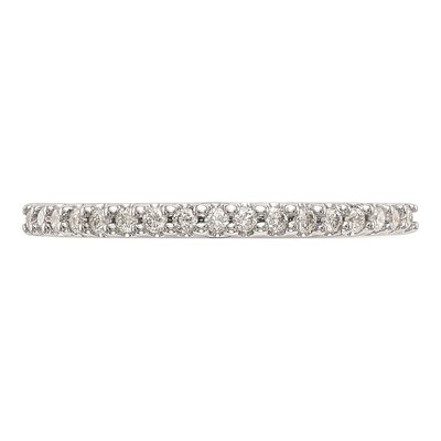 14K White Gold Diamond Wedding Band Mounting – view 5