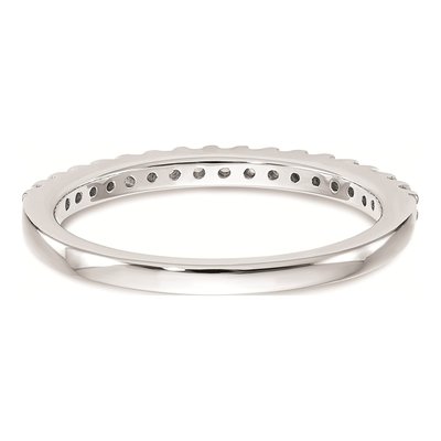 14K White Gold Diamond Wedding Band Mounting – view 6