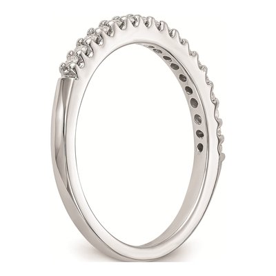 14K White Gold Diamond Wedding Band Mounting – view 7