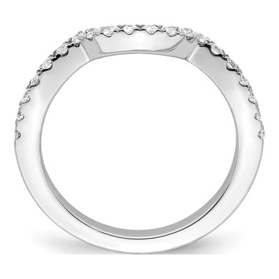 14K White Gold 0.4 ct tw Diamond Wedding Band – view 2