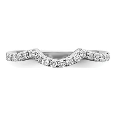 14K White Gold 0.4 ct tw Diamond Wedding Band – view 4