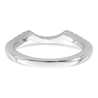 14K White Gold 0.4 ct tw Diamond Wedding Band – view 5