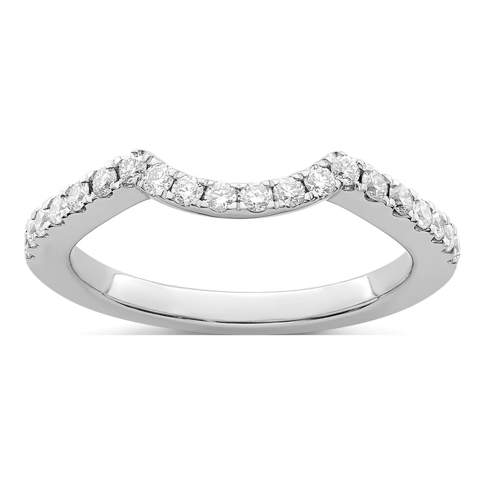 14K White Gold 0.4 ct tw Diamond Wedding Band