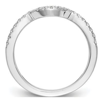 14K White Gold 1/4 ct tw Lab-Grown Diamond Wedding Band – view 3