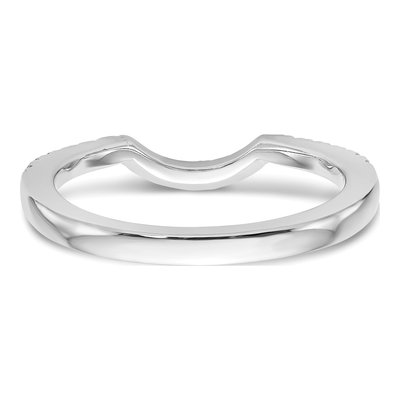 14K White Gold 1/4 ct tw Lab-Grown Diamond Wedding Band – view 7