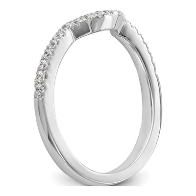 14K White Gold 1/4 ct tw Lab-Grown Diamond Wedding Band – view 8