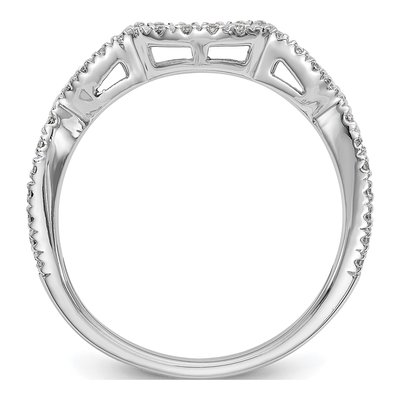 14K White Gold 0.36 ct tw Diamond Wedding Band – view 3