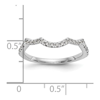 14K White Gold 0.36 ct tw Diamond Wedding Band – view 4
