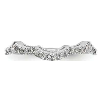 14K White Gold 0.36 ct tw Diamond Wedding Band – view 6