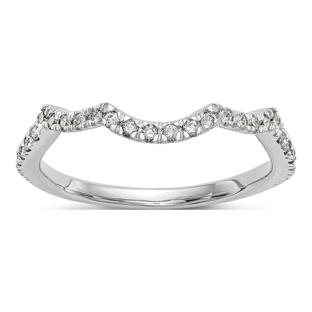 14K White Gold 0.36 ct tw Diamond Wedding Band
