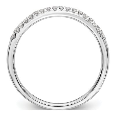 14K White Gold 1/8 ct tw Diamond Wedding Band – view 3