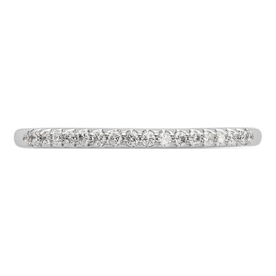 14K White Gold 1/8 ct tw Diamond Wedding Band – view 5