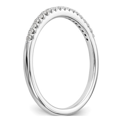 14K White Gold 1/8 ct tw Diamond Wedding Band – view 7