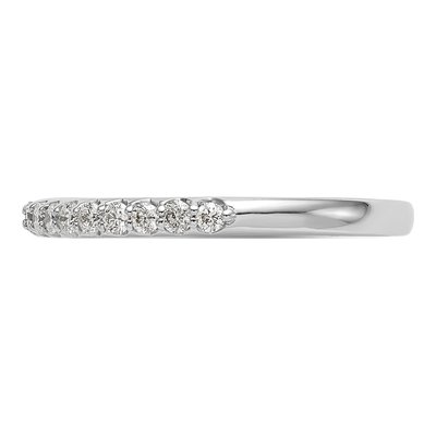 14K White Gold 1/3 ct tw Diamond Wedding Band – view 3