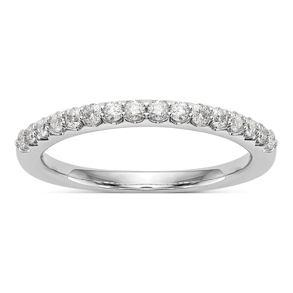 14K White Gold 1/3 ct tw Diamond Wedding Band