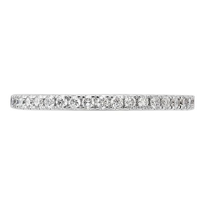 14K White Gold 1/5 ct tw Lab-Grown Diamond Wedding Band – view 4