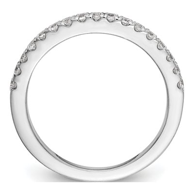 14K White Gold 1/5 ct tw Diamond Wedding Band – view 3
