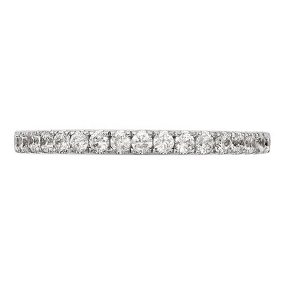 14K White Gold 1/5 ct tw Diamond Wedding Band – view 5