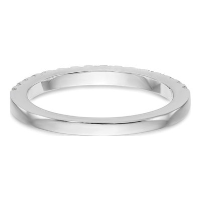 14K White Gold 1/5 ct tw Diamond Wedding Band – view 6
