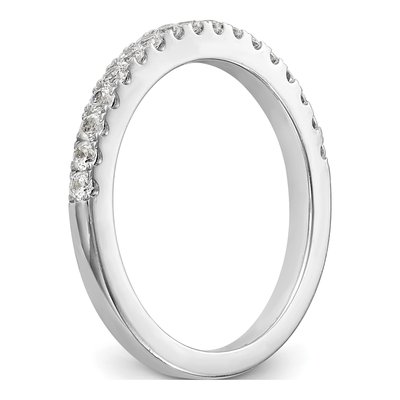 14K White Gold 1/5 ct tw Diamond Wedding Band – view 7