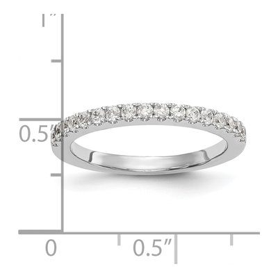 14K White Gold 1/5 ct tw Diamond Wedding Band – view 8