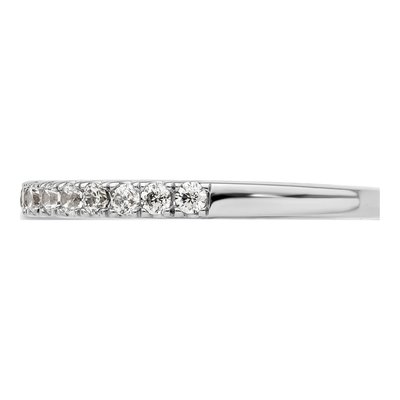 14K White Gold 1/2 ct tw Lab-Grown Diamond Wedding Band – view 4