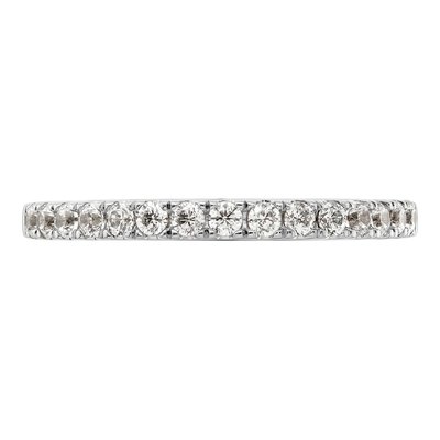 14K White Gold 1/2 ct tw Lab-Grown Diamond Wedding Band – view 5