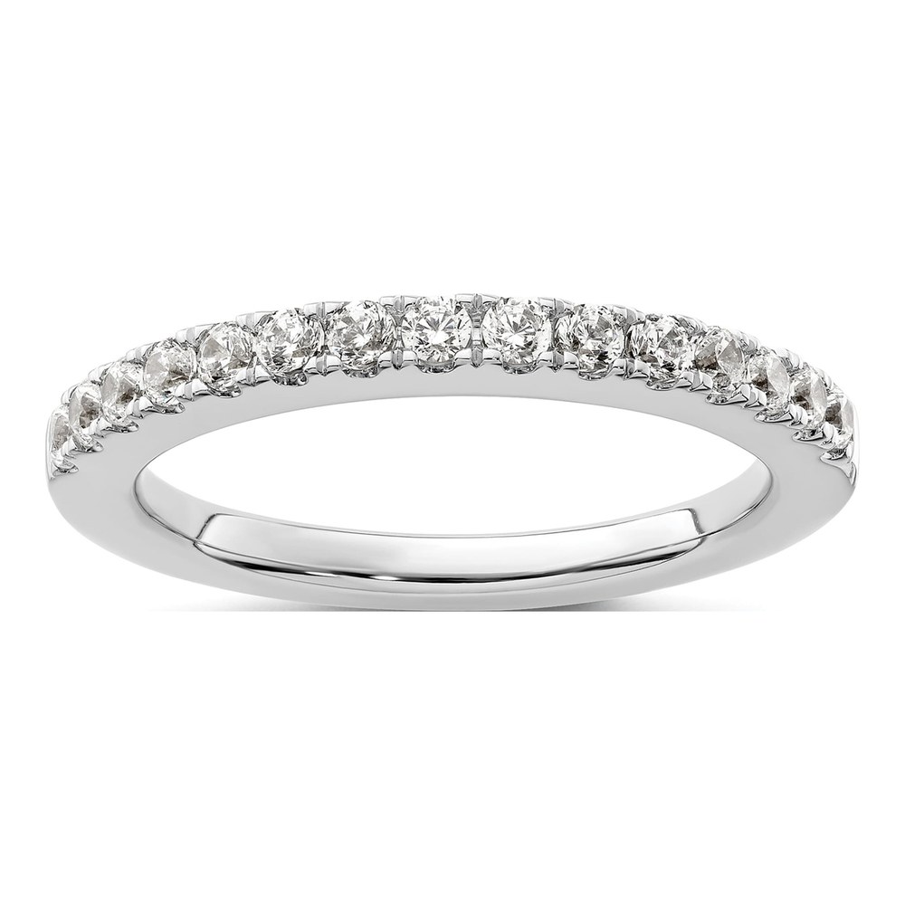 14K White Gold 1/2 ct tw Lab-Grown Diamond Wedding Band