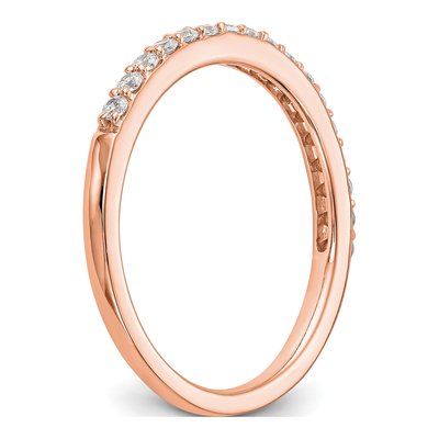 14K Rose Gold 1/4 ct tw Diamond Wedding Band – view 7