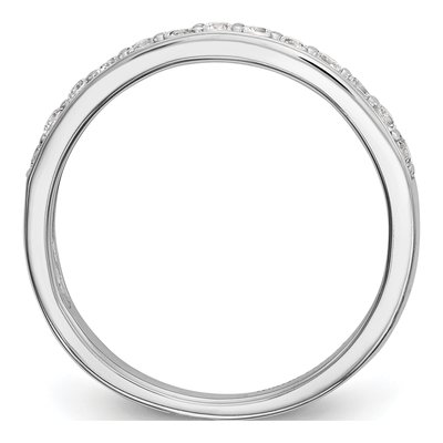 14K White Gold 1/3 ct tw Diamond Wedding Band – view 2