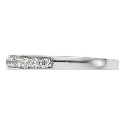 14K White Gold 1/3 ct tw Diamond Wedding Band – view 3
