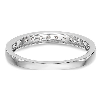 14K White Gold 1/3 ct tw Diamond Wedding Band – view 5