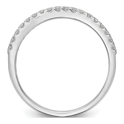 14K White Gold 1/5 ct tw Diamond Wedding Band – view 3