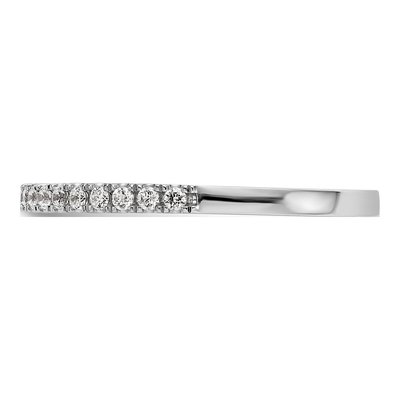 14K White Gold 1/5 ct tw Diamond Wedding Band – view 4