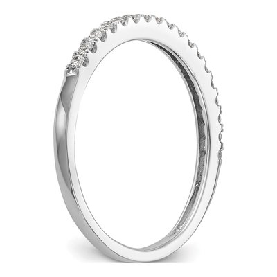 14K White Gold 1/5 ct tw Diamond Wedding Band – view 7