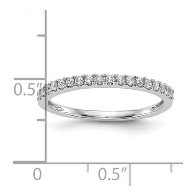 14K White Gold 1/5 ct tw Diamond Wedding Band – view 8