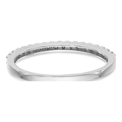 14K White Gold 1/5 ct tw Lab-Grown Diamond Wedding Band – view 6