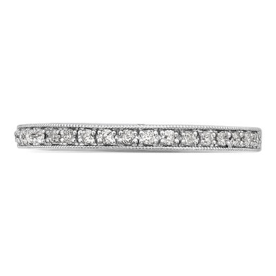 14K White Gold 1/4 ct Diamond Wedding Band Set of 2 – view 5