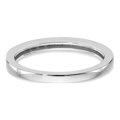 14K White Gold 1/4 ct Diamond Wedding Band Set of 2 – view 6