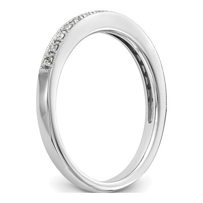 14K White Gold 1/4 ct Diamond Wedding Band Set of 2 – view 7