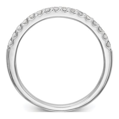 14K White Gold 1/4 ct tw Diamond Wedding Band – view 2