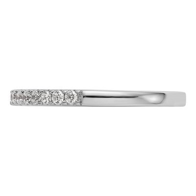 14K White Gold 1/4 ct tw Diamond Wedding Band – view 3