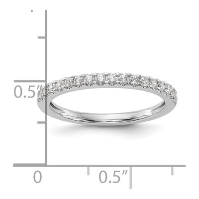14K White Gold 1/4 ct tw Diamond Wedding Band – view 7