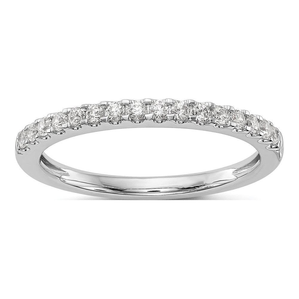 14K White Gold 1/4 ct tw Diamond Wedding Band